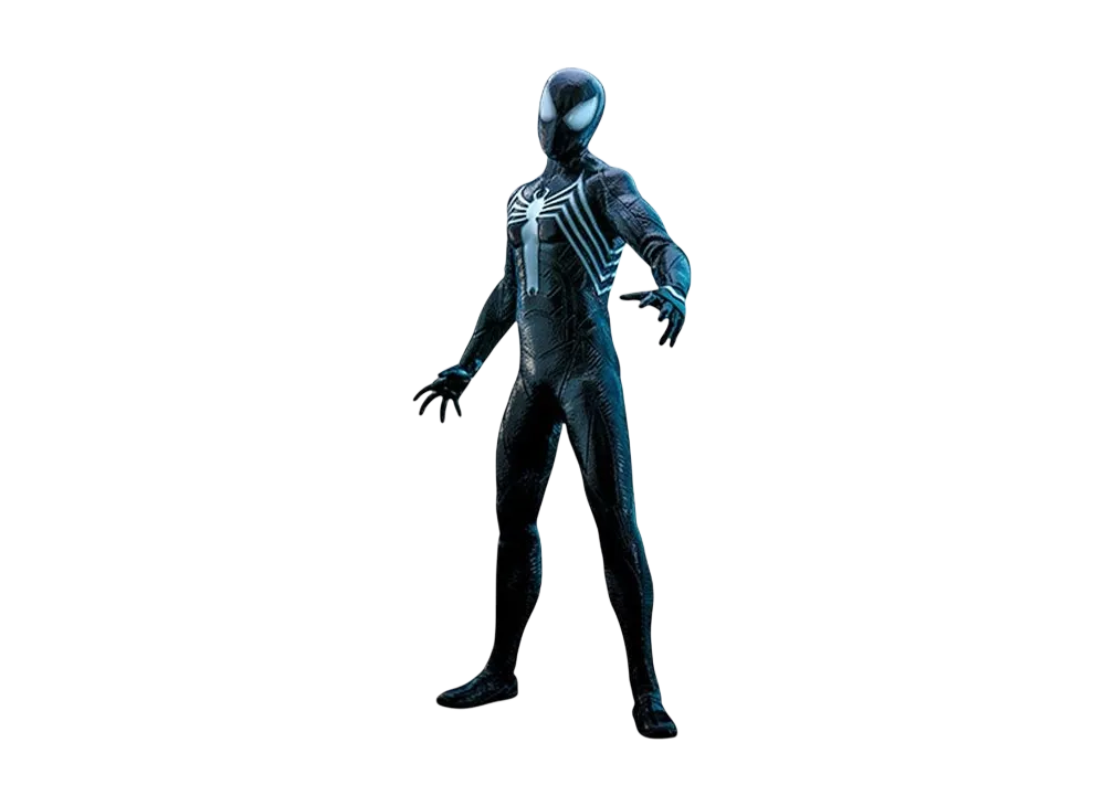 Hot Toys "Video Game Masterpiece" -Marvel's Spider-Man 2- 1/6 Scale Fully Poseable Figure: Peter Parker (Black Suit)