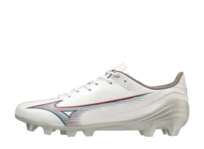 ミズノ アルファ セレクト "ホワイト/イグニッションレッド/ブルー"