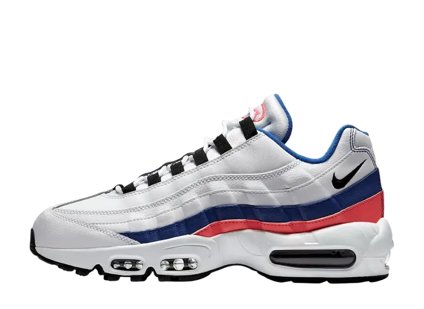 ナイキ エアマックス95 エッセンシャル "ホワイト/ウルトラマリン/ソーラーレッド"