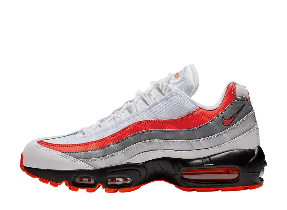 Nike Air Max 95 "White/Bright Crimson/Black/Pure Platinum"