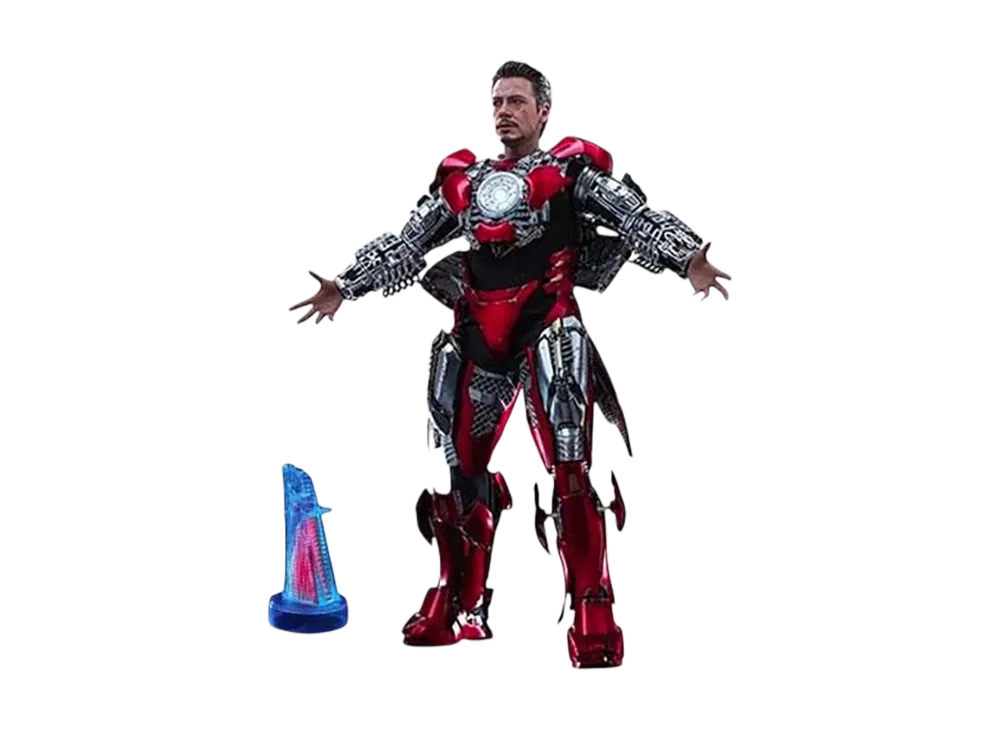 Hot Toys "Movie Masterpiece" -Avengers- 1/6 Scale Fully Poseable Figure: Tony Stark (Mark 7 Suit Up Version) [With Bonus Accessory]