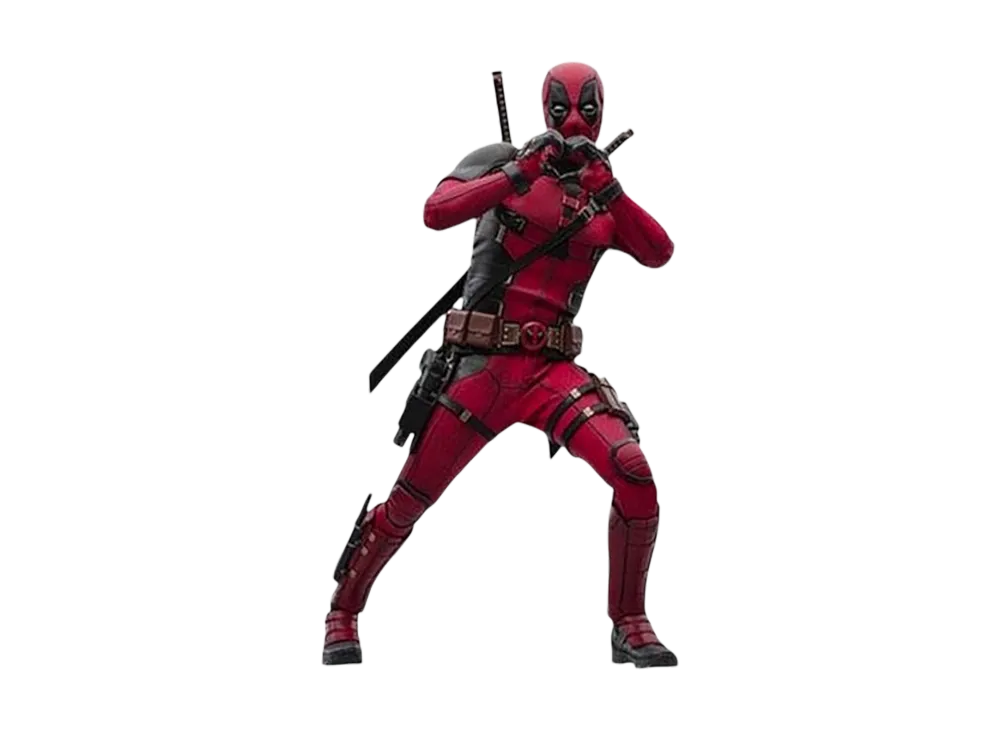 Hot Toys "Movie Masterpiece" -Deadpool & Wolverine- 1/6 Scale Fully Poseable Figure: Deadpool
