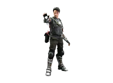 Hot Toys "Movie Masterpiece" -Iron Man- 1/6 Scale Fully Poseable Figure: Tony Stark (Mech Test Version)