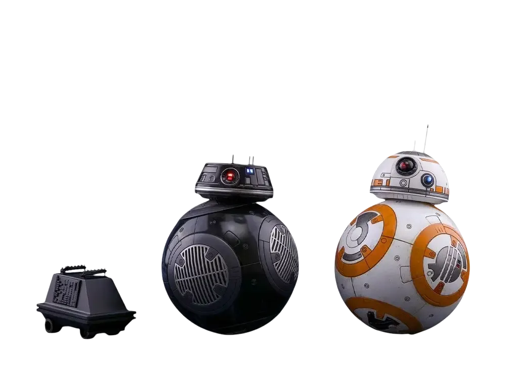 Hot Toys "Movie Masterpiece" -Star Wars The Last Jedi- 1/6 Scale Fully Poseable Figure: BB-8 & BB-9E [With Bonus Accessory]