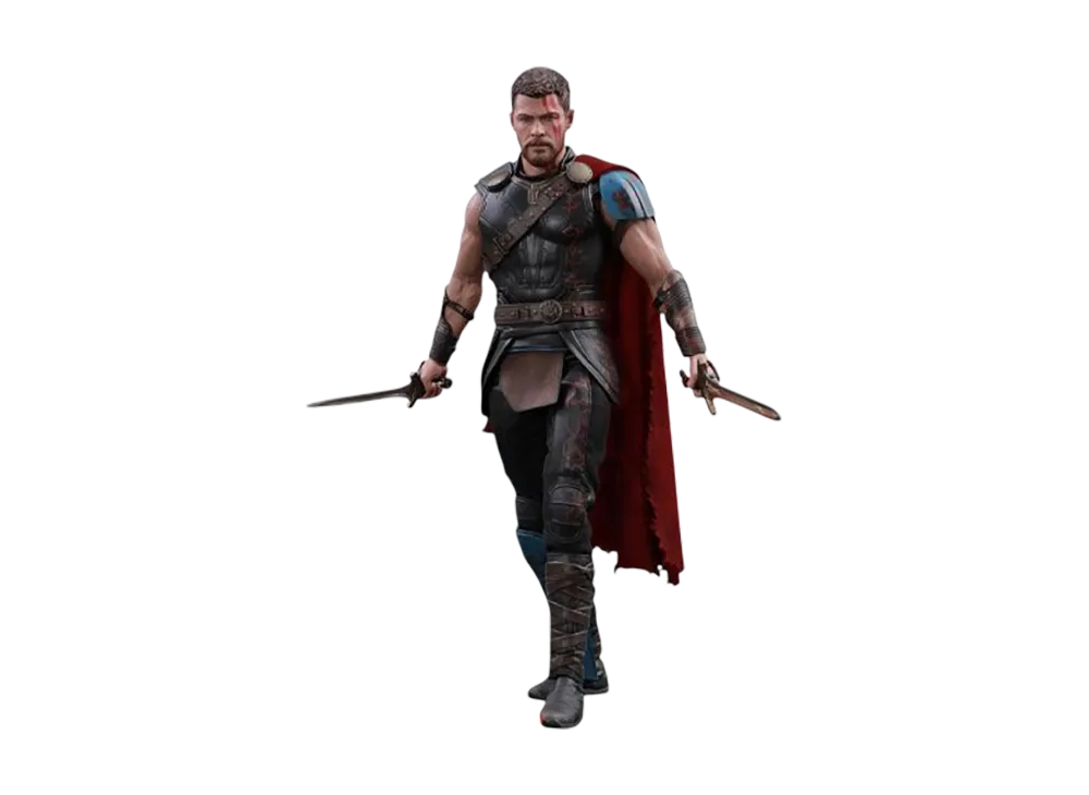 Hot Toys "Movie Masterpiece" -Thor: Ragnarok- 1/6 Scale Fully Poseable Figure: Thor (Gladiator Version) [With Bonus Accessories]