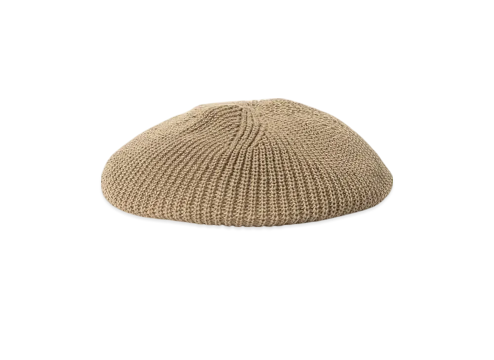 BEAMS Linen Beret "Beige"