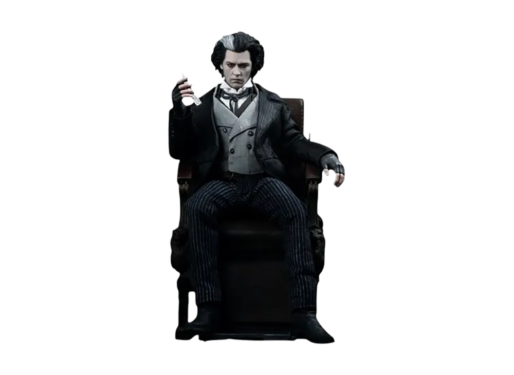 Hot Toys "Movie Masterpiece" -Sweeney Todd The Demon Barber Of Fleet Street- 1/6 Scale Fully Poseable Figure: Sweeney Todd
