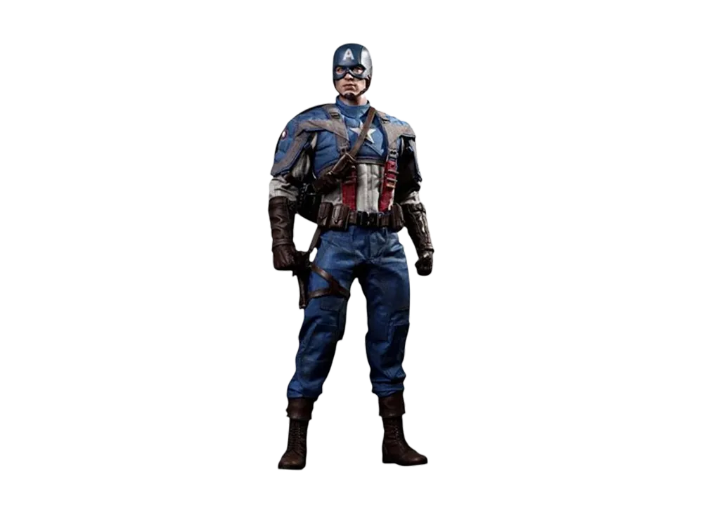 Hot Toys "Movie Masterpiece" -Captain America The First Avenger- 1/6 Scale Fully Poseable Figure: Captain America