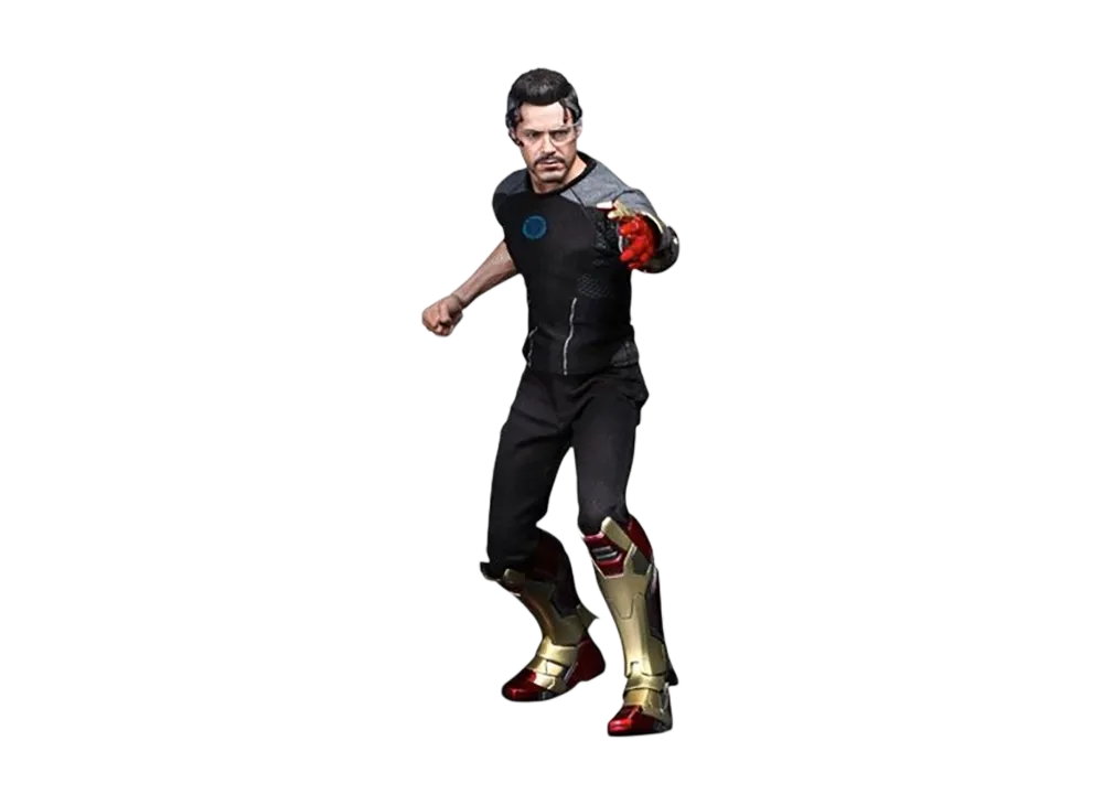 Hot Toys "Movie Masterpiece" -Iron Man 3- 1/6 Scale Fully Poseable Figure: Tony Stark (Workshop Version)