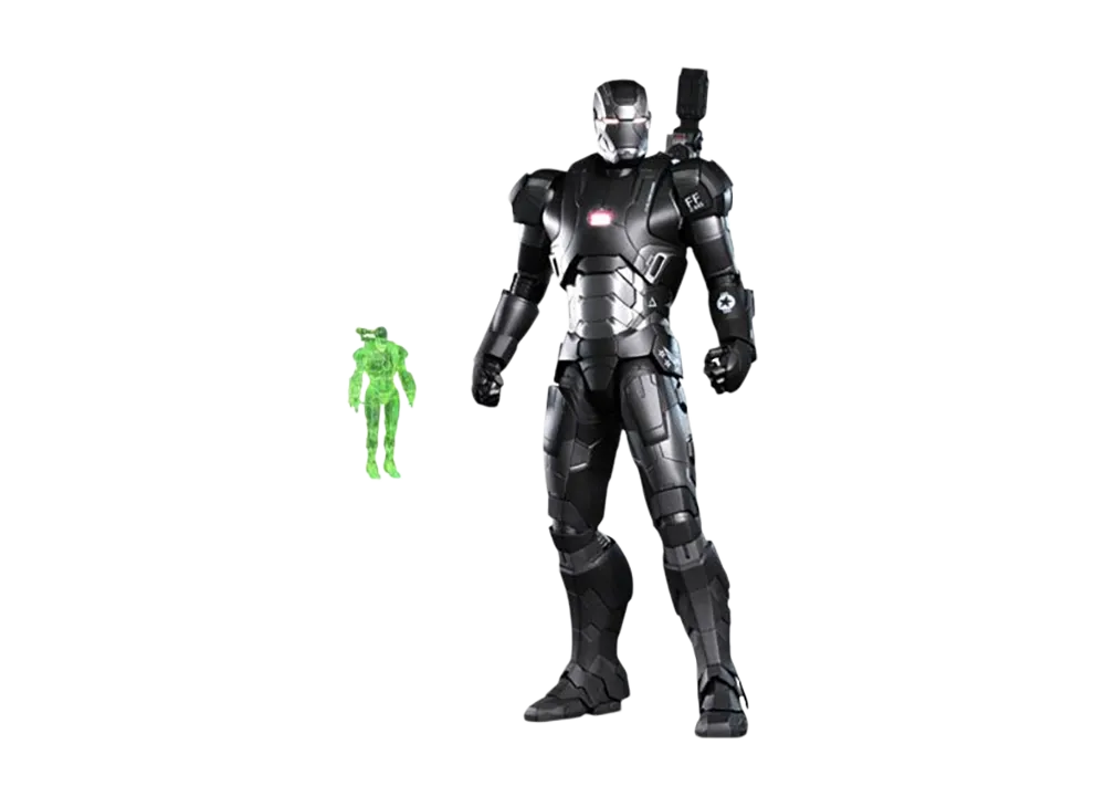 Hot Toys "Movie Masterpiece Diecast" -Iron Man 3- 1/6 Scale Fully Poseable Figure: War Machine Mark 2 [With Bonus Accessory]