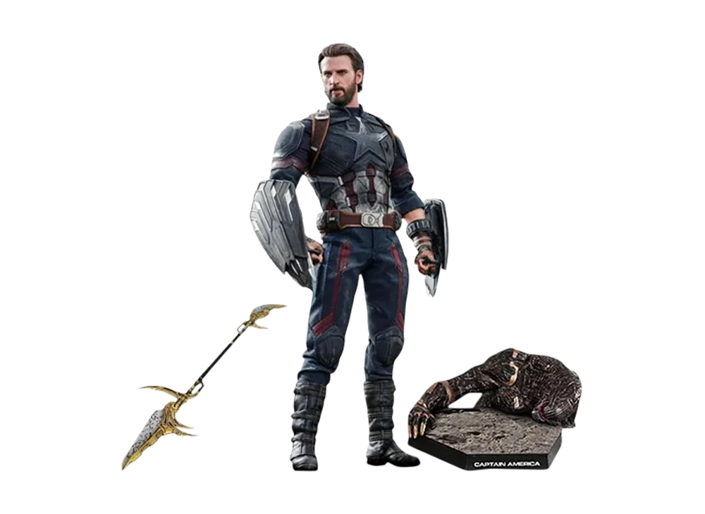 Hot Toys "Movie Masterpiece" -Avengers: Infinity War- 1/6 Scale Fully Poseable Figure: Captain America (Deluxe Version)