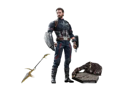 Hot Toys "Movie Masterpiece" -Avengers: Infinity War- 1/6 Scale Fully Poseable Figure: Captain America (Deluxe Version)