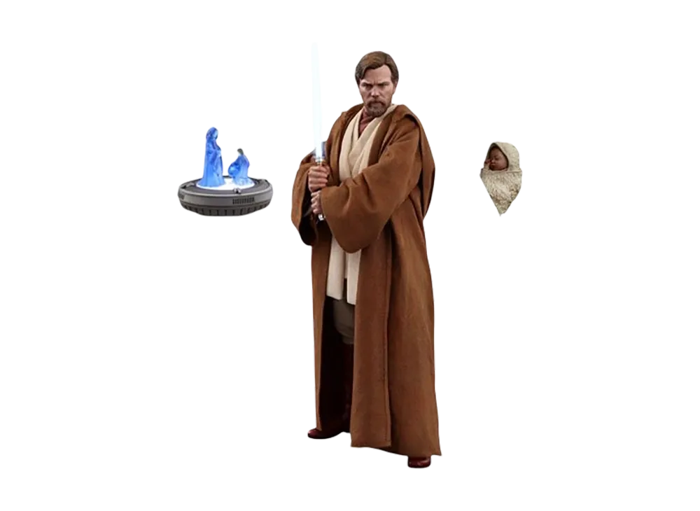 Hot Toys "Movie Masterpiece" -Star Wars / Episode III Revenge of the Sith- 1/6 Scale Fully Poseable Figure: Obi-Wan Kenobi [With Bonus Accessories]