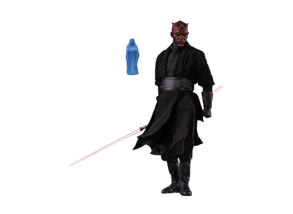 Hot Toys "Movie Masterpiece Deluxe" -Star Wars / Episode I The Phantom Menace- 1/6 Scale Fully Poseable Figure: Darth Maul [With Bonus Accessory]