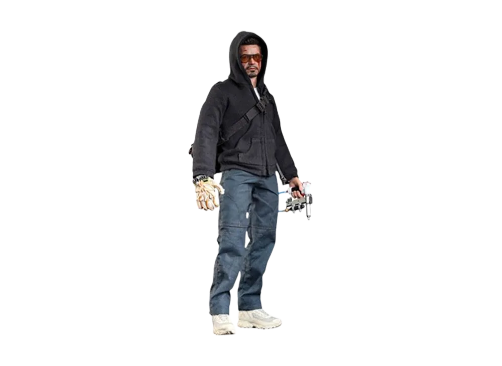 Hot Toys "Movie Masterpiece" -Iron Man 3- 1/6 Scale Fully Poseable Figure: Tony Stark (The Mechanic Version)