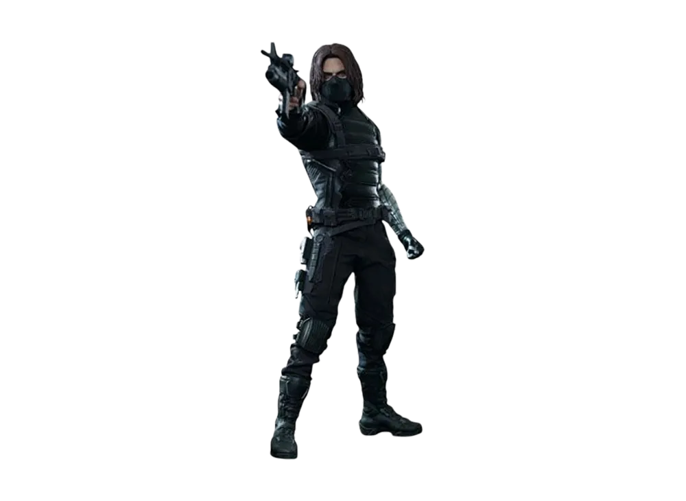 Hot Toys "Movie Masterpiece" -Captain America / The Winter Soldier- 1/6 Scale Fully Poseable Figure: Winter Soldier