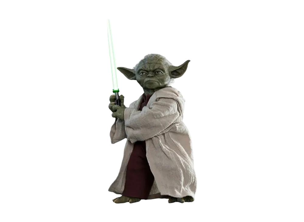 Hot Toys "Movie Masterpiece" -Star Wars / Episode II Attack of the Clones- 1/6 Scale Fully Poseable Figure: Yoda