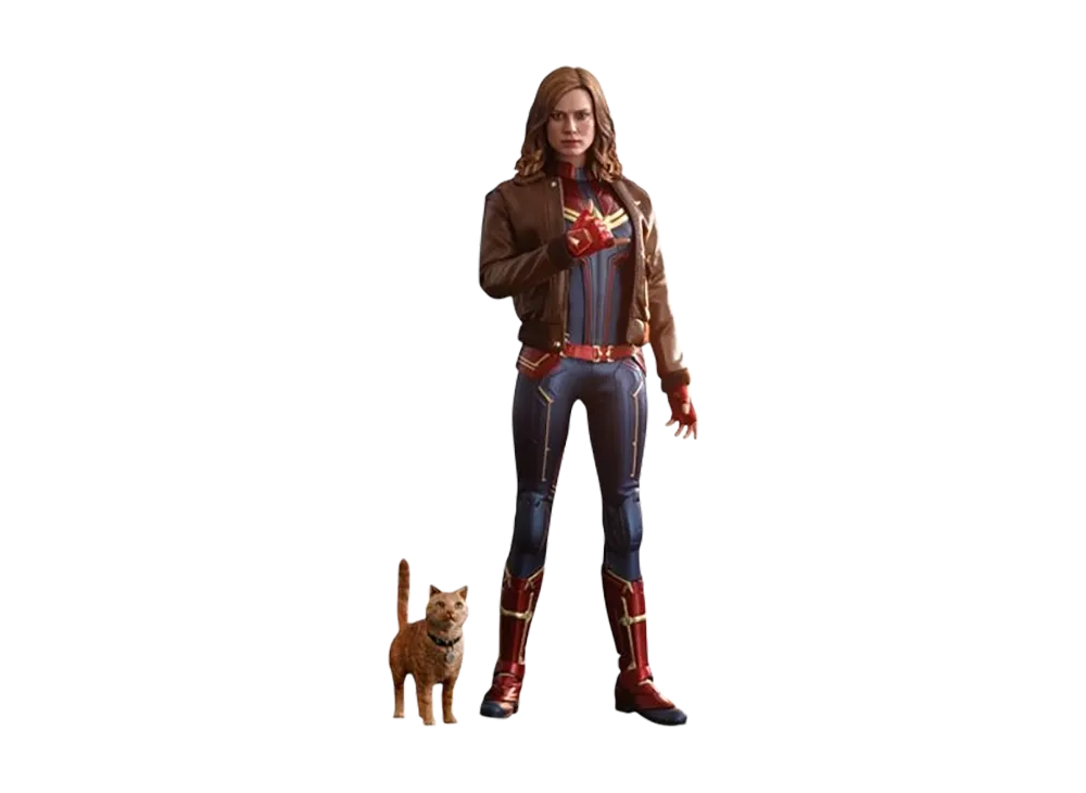 Hot Toys "Movie Masterpiece" -Captain Marvel- 1/6 Scale Fully Poseable Figure: Captain Marvel [With Bonus Accessories]