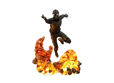 Hot Toys "Movie Masterpiece" -Spider-Man: Far From Home- 1/6 Scale Fully Poseable Figure: Spider-Man (Stealth Suit / Deluxe Version)