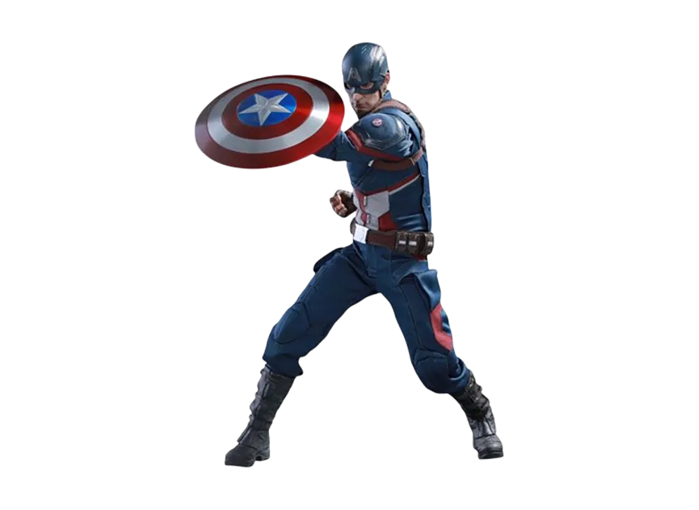 Hot Toys "Movie Masterpiece" -Captain America Civil War- 1/6 Scale Fully Poseable Figure: Captain America