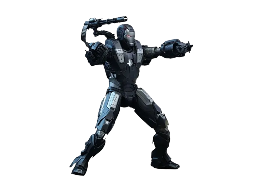 Hot Toys "Movie Masterpiece Diecast" -Iron Man 2- 1/6 Scale Fully Poseable Figure: War Machine