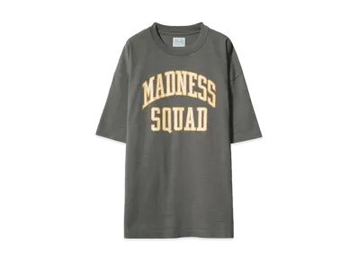 MADNESS MADNESS VINTAGE COLLEGE PRINT TEE "GREY"