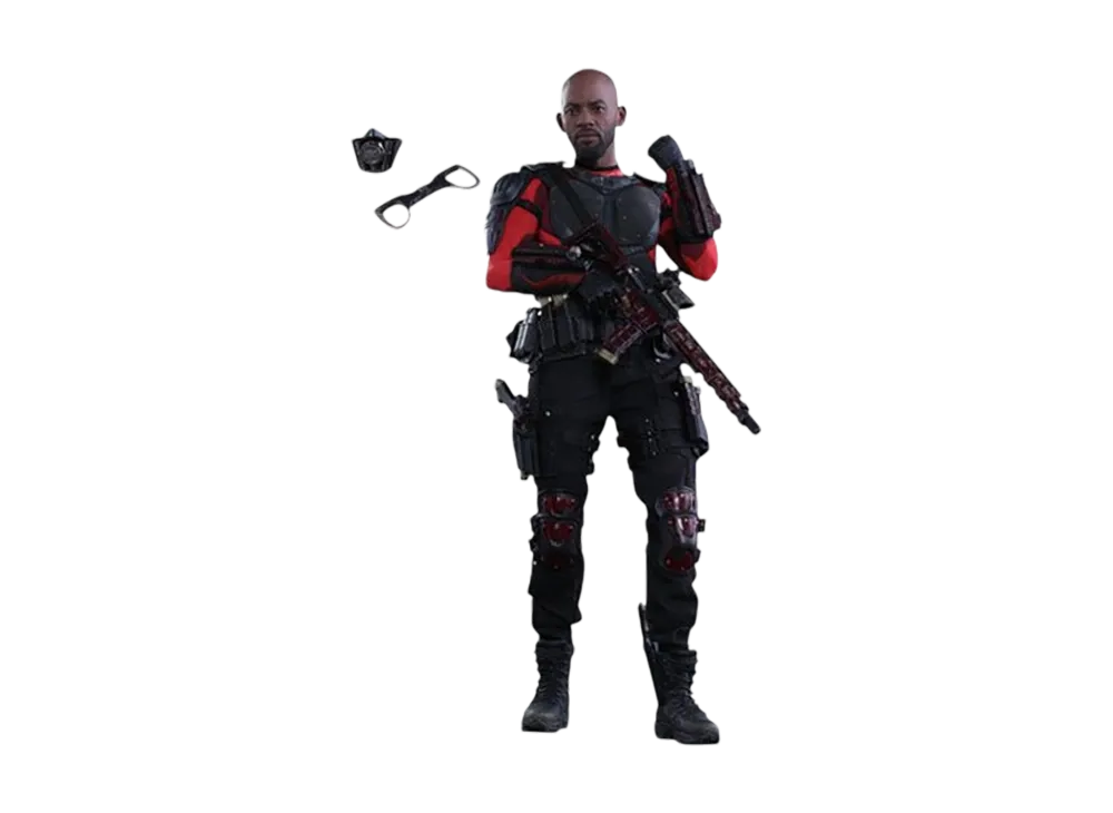 Hot Toys "Movie Masterpiece" -Suicide Squad- 1/6 Scale Fully Poseable Figure: Deadshot [With Bonus Accessory]