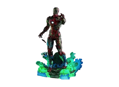 Hot Toys "Movie Masterpiece" -Spider-Man: Far From Home- 1/6 Scale Fully Poseable Figure: Mysterio's Iron Man Illusion