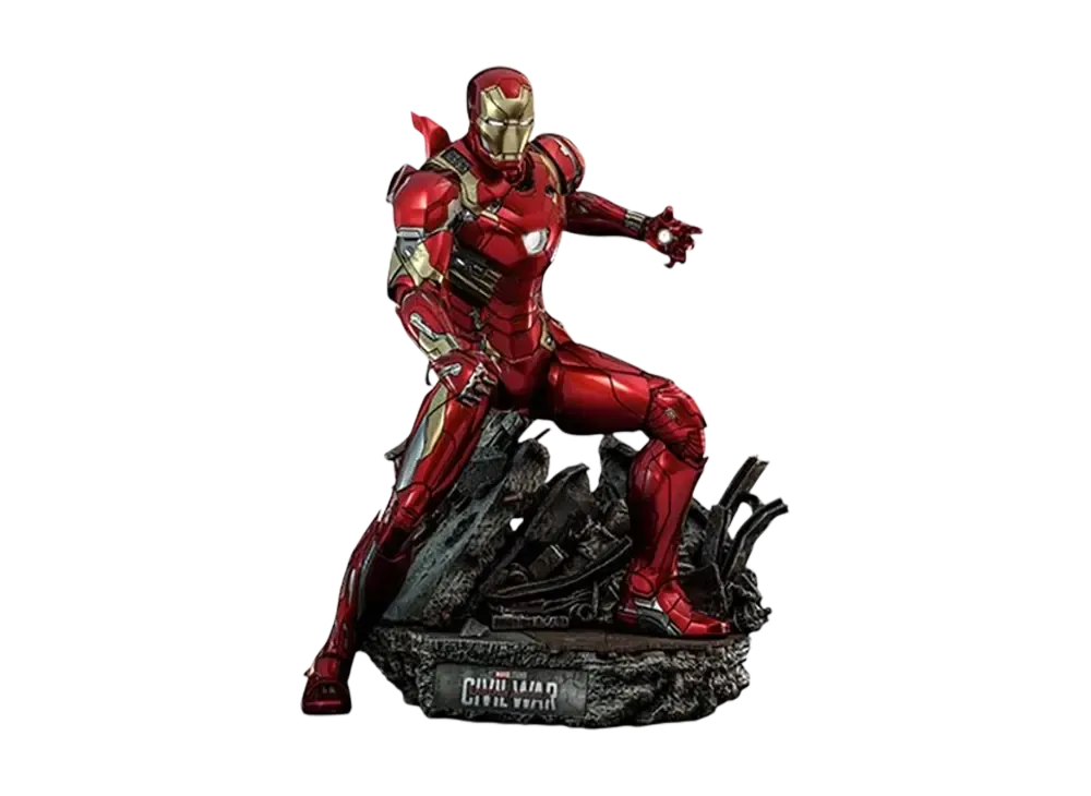 Hot Toys "Movie Masterpiece Diecast" -Captain America Civil War- 1/6 Scale Fully Poseable Figure: Iron Man Mark 46 (Hot Toys Exclusive)