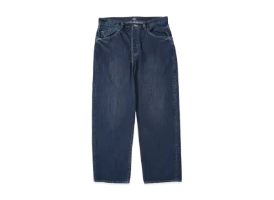 PORTER CLASSIC STEINBECK DENIM PANTS "NAVY"