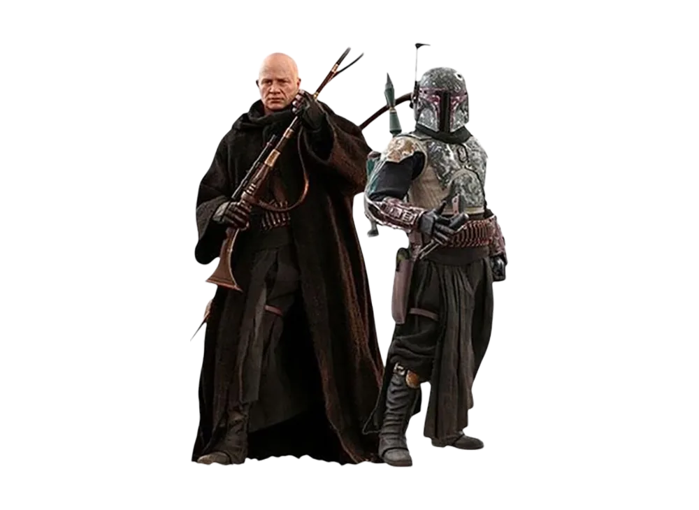 Hot Toys "Television Masterpiece" -The Mandalorian- 1/6 Scale Fully Poseable Figure: Boba Fett Set (Deluxe Version)
