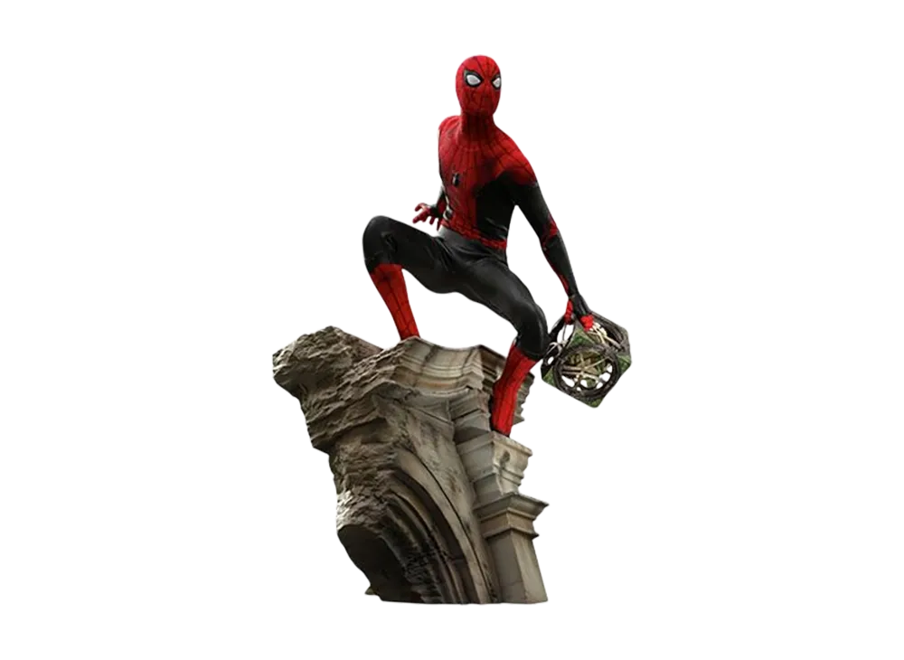 Hot Toys "Movie Masterpiece" -Spider-Man: No Way Home- 1/6 Scale Fully Poseable Figure: Spider-Man (Battling Version) [Promo Edition]