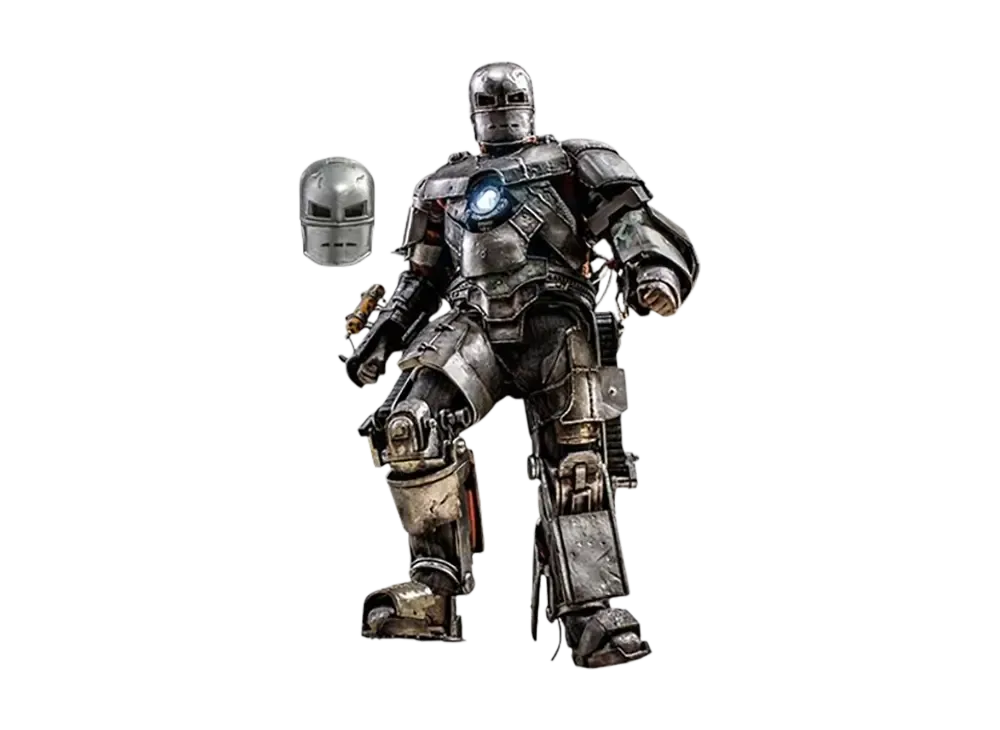 Hot Toys "Movie Masterpiece Diecast" -Iron Man- 1/6 Scale Fully Poseable Figure: Mark 1 [With Bonus Accessory]