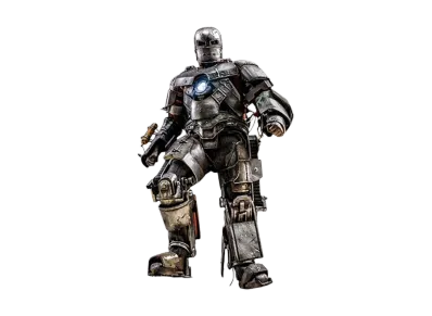 Hot Toys "Movie Masterpiece Diecast" -Iron Man- 1/6 Scale Fully Poseable Figure: Mark 1