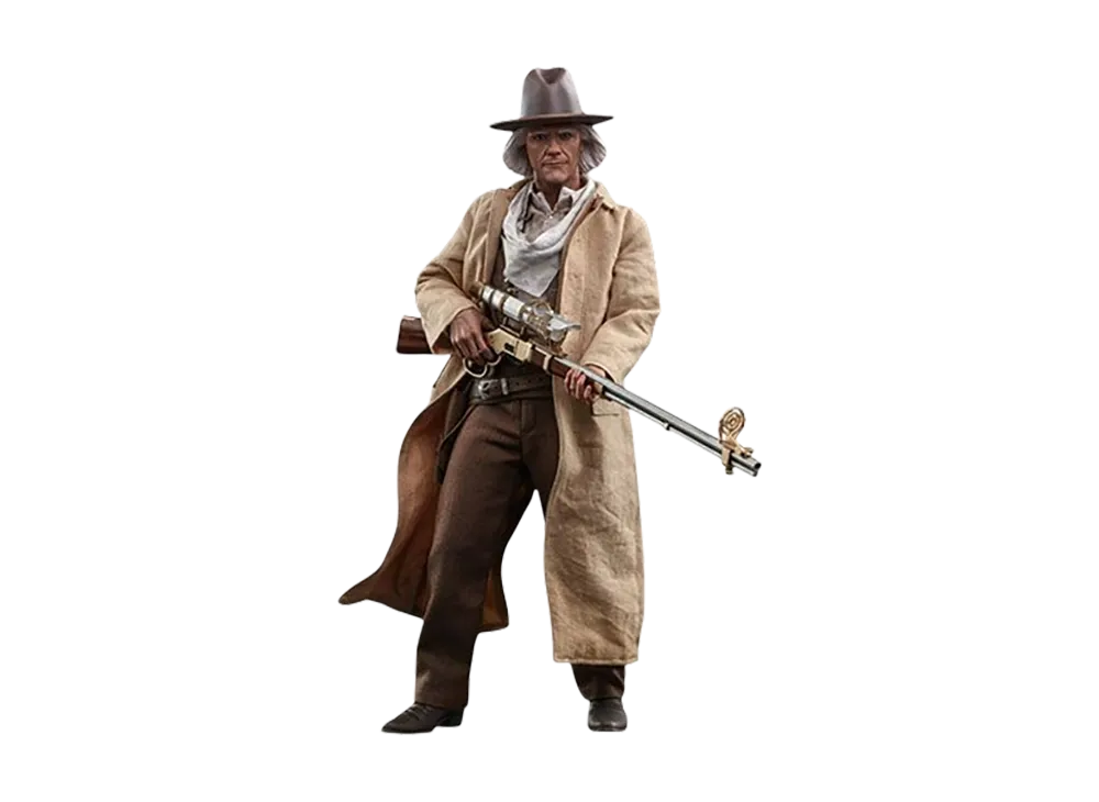 Hot Toys "Movie Masterpiece" -Back to the Future Part III- 1/6 Scale Fully Poseable Figure: Doc Brown