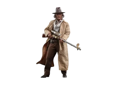 Hot Toys "Movie Masterpiece" -Back to the Future Part III- 1/6 Scale Fully Poseable Figure: Doc Brown