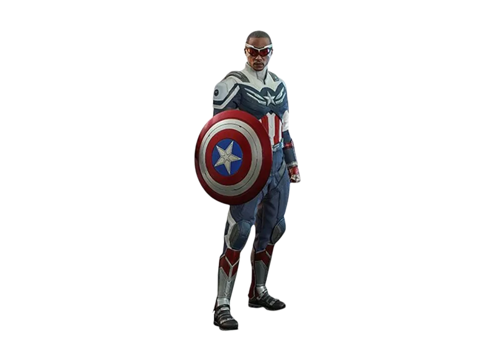 Hot Toys "Television Masterpiece" -The Falcon and The Winter Soldier- 1/6 Scale Fully Poseable Figure: Captain America