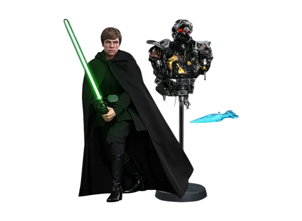 Hot Toys "Television Masterpiece Deluxe" -The Mandalorian- 1/6 Scale Fully Poseable Figure: Luke Skywalker(Deluxe Version) [With Bonus Accessories]
