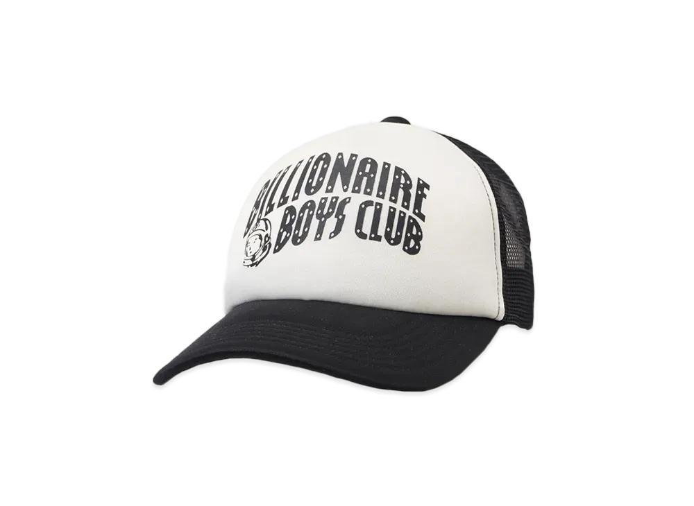 BILLIONAIRE BOYS CLUB MESH CAP ARCH LOGO "WHITE"