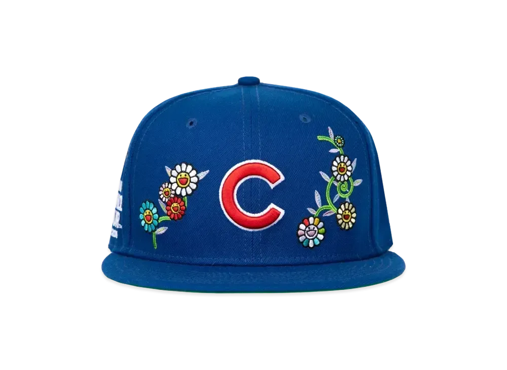 Takashi Murakami x MLB World Tour Tokyo Series 2025 New Era 9Fifty Cubs Snapback Hat "Blue"