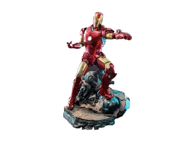 Hot Toys "Movie Masterpiece Diecast" -Iron Man- 1/6 Scale Fully Poseable Figure: Mark 3 (Version 2.0)