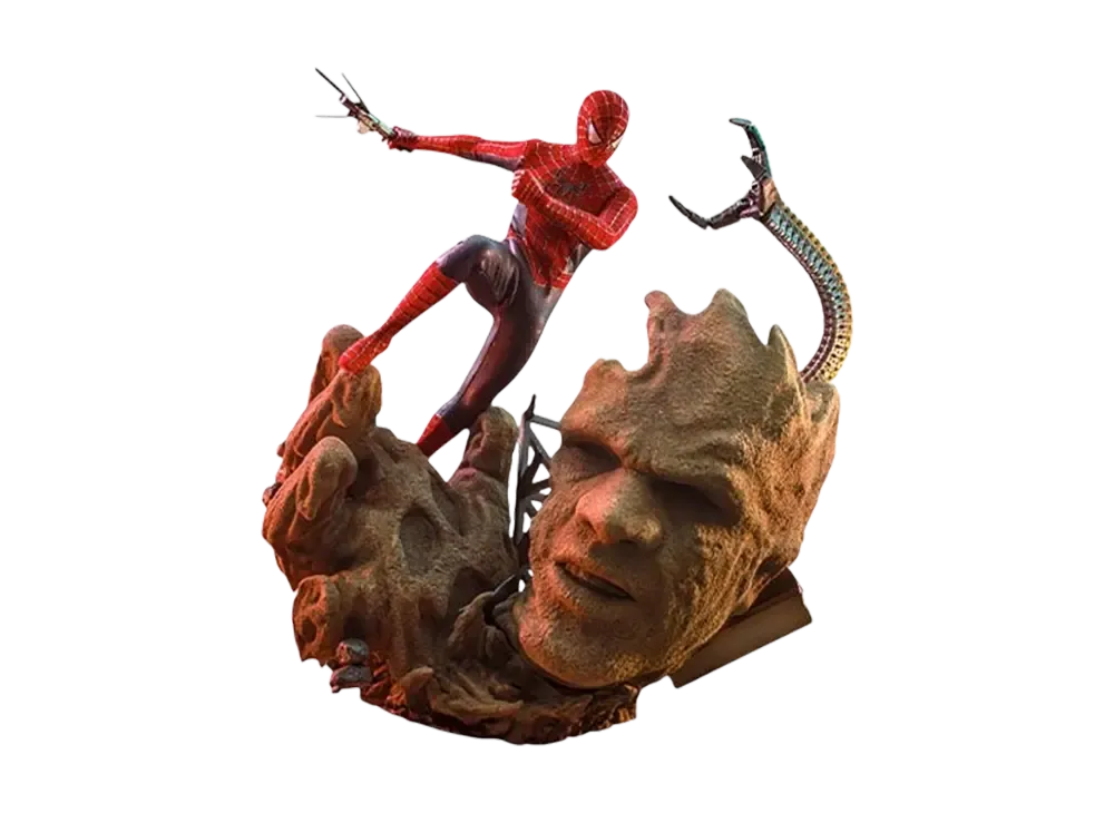 Hot Toys "Movie Masterpiece" -Spider-Man: No Way Home- 1/6 Scale Fully Poseable Figure: Friendly Neighborhood Spider-Man (Deluxe Version) [With Bonus Accessory]