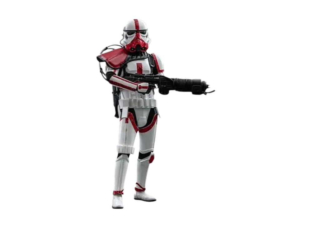 Hot Toys "Television Masterpiece" -The Mandalorian- 1/6 Scale Fully Poseable Figure: Incinerator Stormtrooper