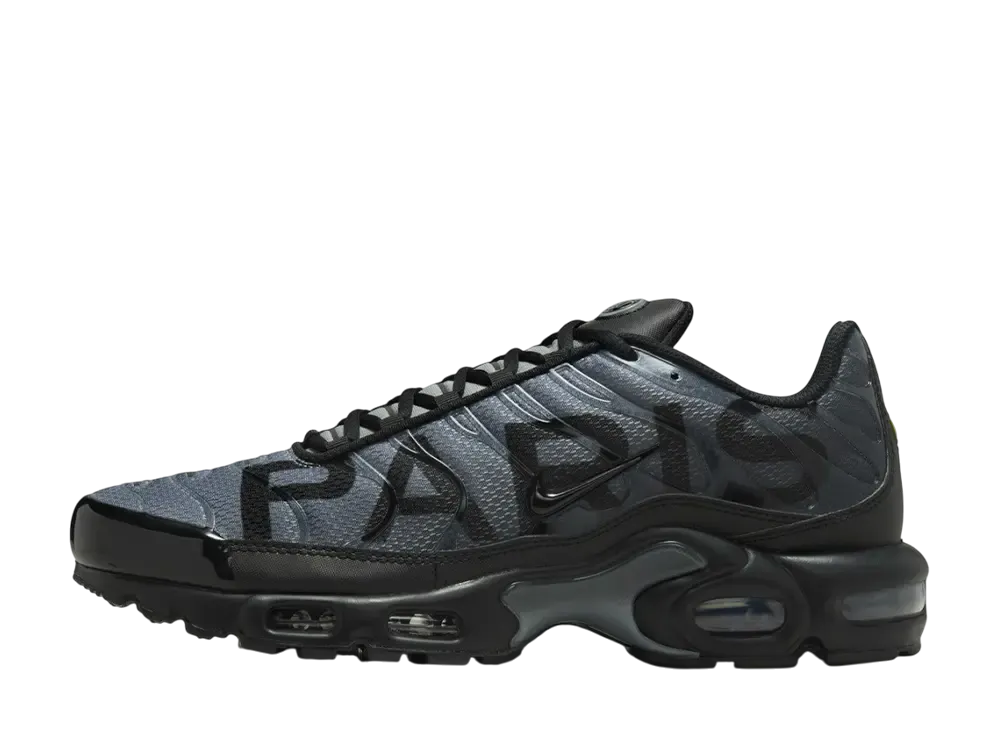 Paris Saint-Germain (PSG) × Nike Air Max Plus "Black/Particle Grey"