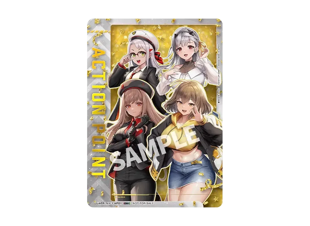 アクションポイントカード (勝利の女神:NIKKE ) OBC [UAPR-NIK-1-AP01](プロモーションカード「ONE BATTLE CUP BEST8記念品」)