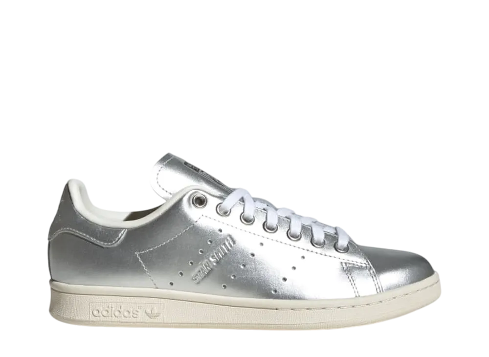 アディダスオリジナルス ウィメンズ スタンスミス "シルバーメタリック/コアブラック"