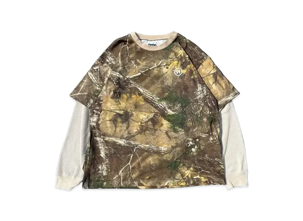 9090 Ameba Logo Docking Long Tee "REAL TREE"