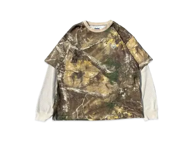 9090 Ameba Logo Docking Long Tee "REAL TREE"