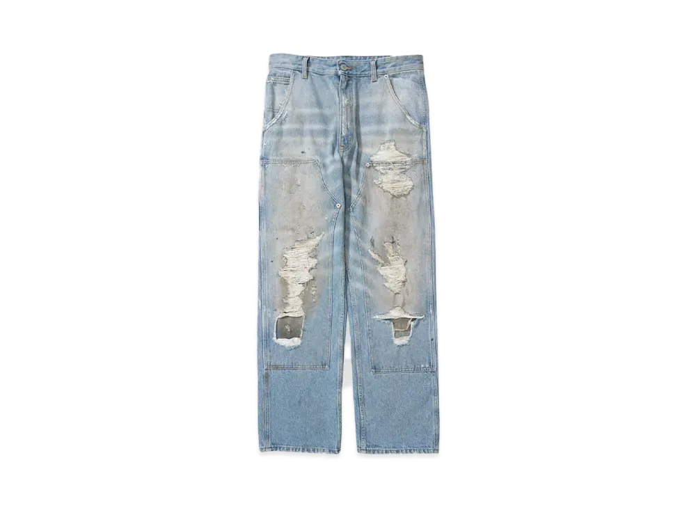 MM6 Maison Margiela Pants 5 Pockets "Medium Blue"