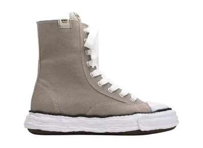 Maison MIHARA YASUHIRO PETERSON23 OG Sole Canvas Extra High-top Sneaker "Gray"
